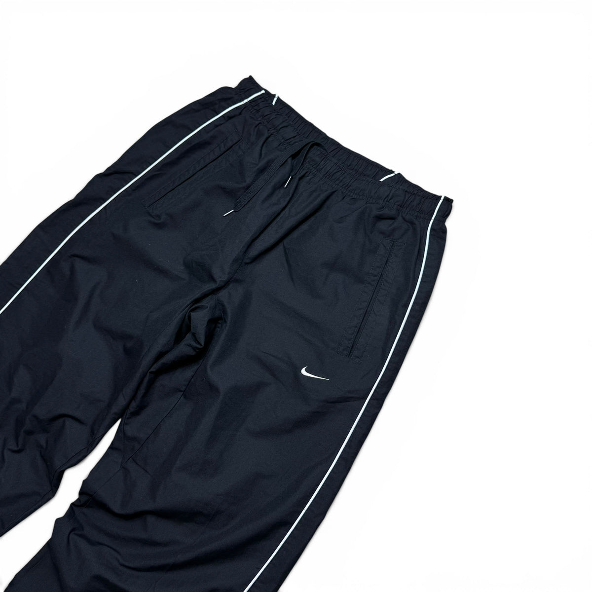 SUPER RARE 2000s Nike Trackpants Black - (M) | PREMIUM