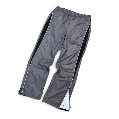 SUPER RARE 2000s Baggy Nike Trackpants Grey *PREMIUM* - (L)