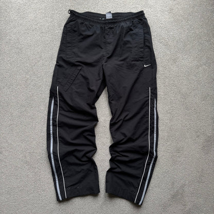 RARE 2000s Nike Trackpants Black - (M/L)