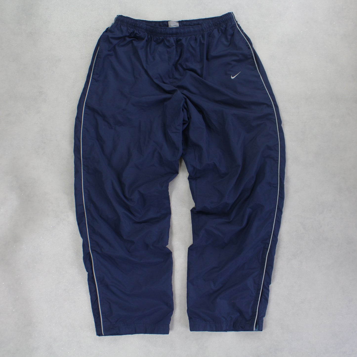 RARE 2000s Nike Trackpants Navy - (L)