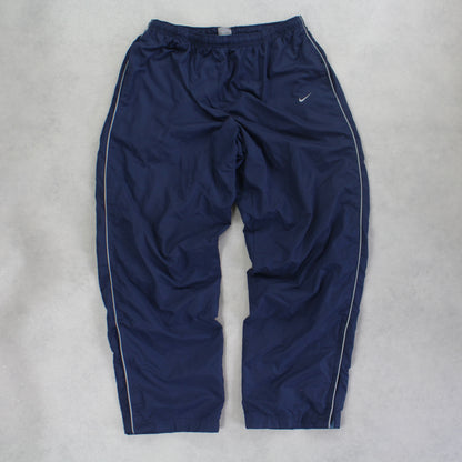 RARE 2000s Nike Trackpants Navy - (L)