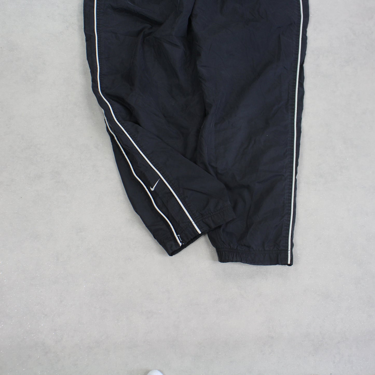 RARE Vintage 00s Nike Trackpants Black - (XXL)