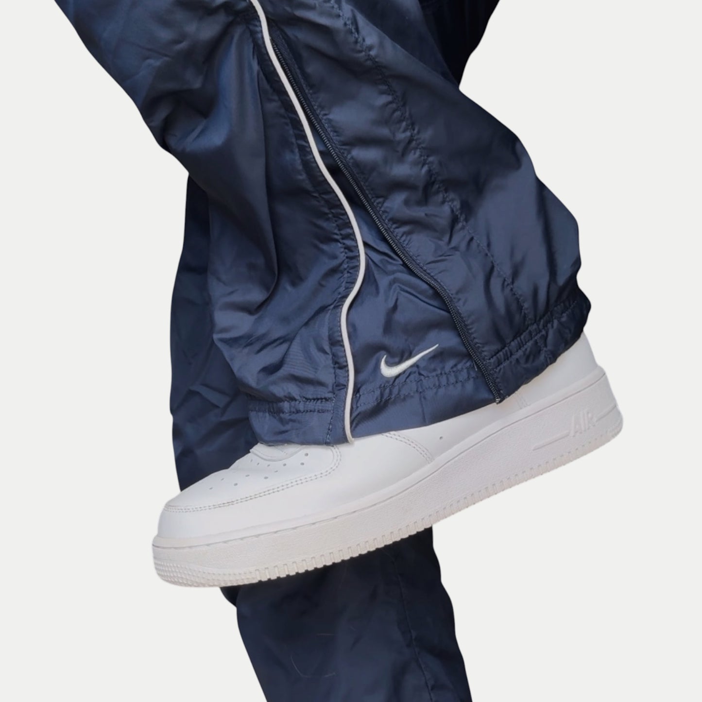 SUPER RARE 2000s Nike Trackpants Navy - (L)