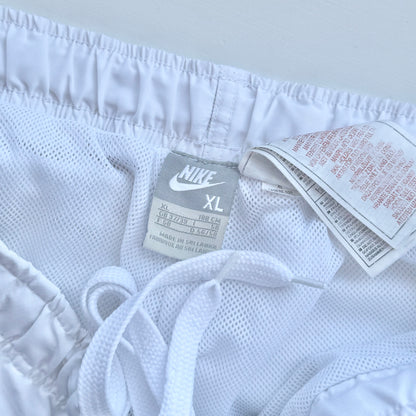 SUPER RARE 2000s Nike Trackpants White *PREMIUM* - (L)