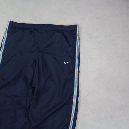 RARE 00s Nike Trackpants Navy - (S)