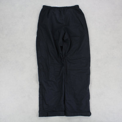 RARE Vintage 00s Nike Trackpants Black - (S)