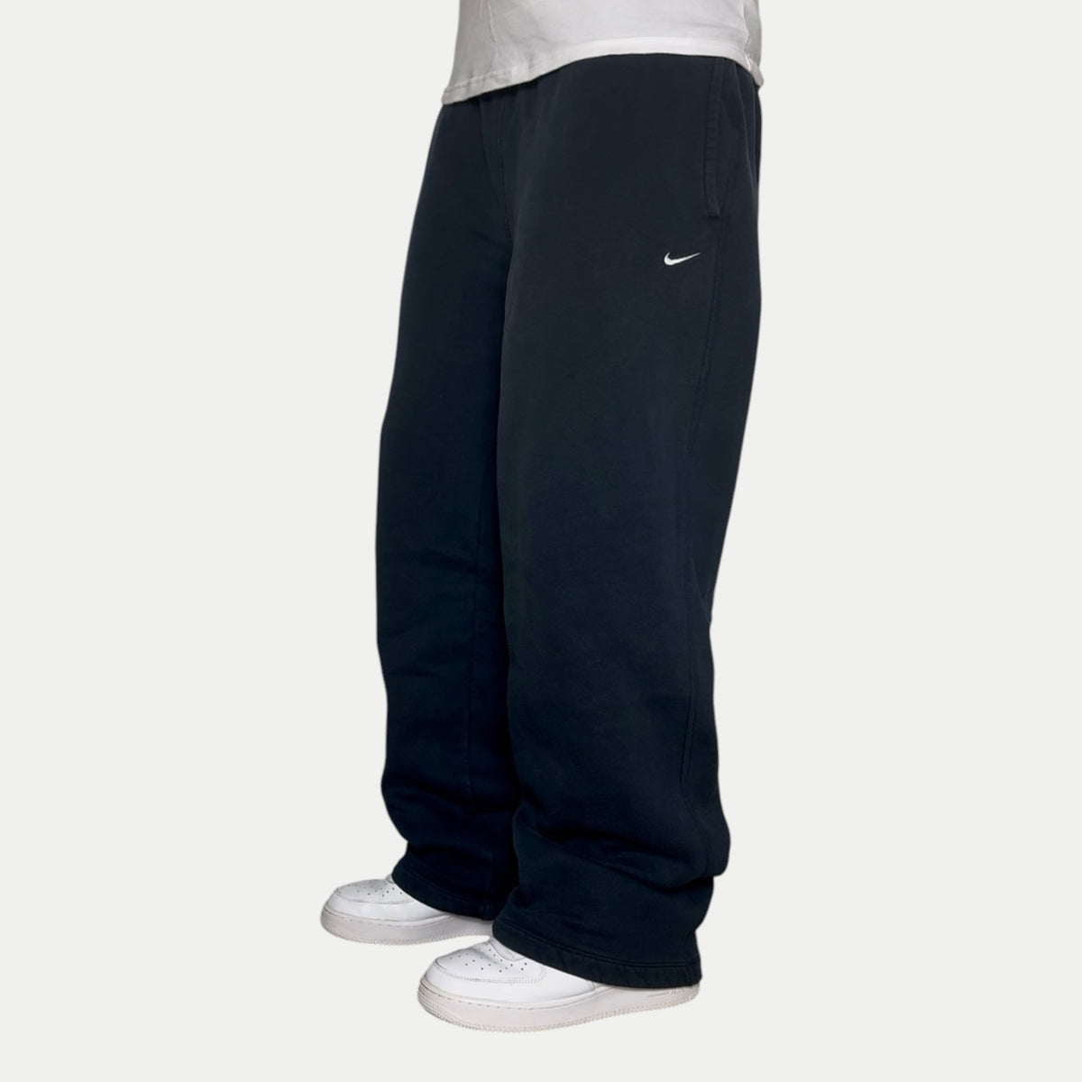 2000s Baggy Nike Joggers Navy - (L)