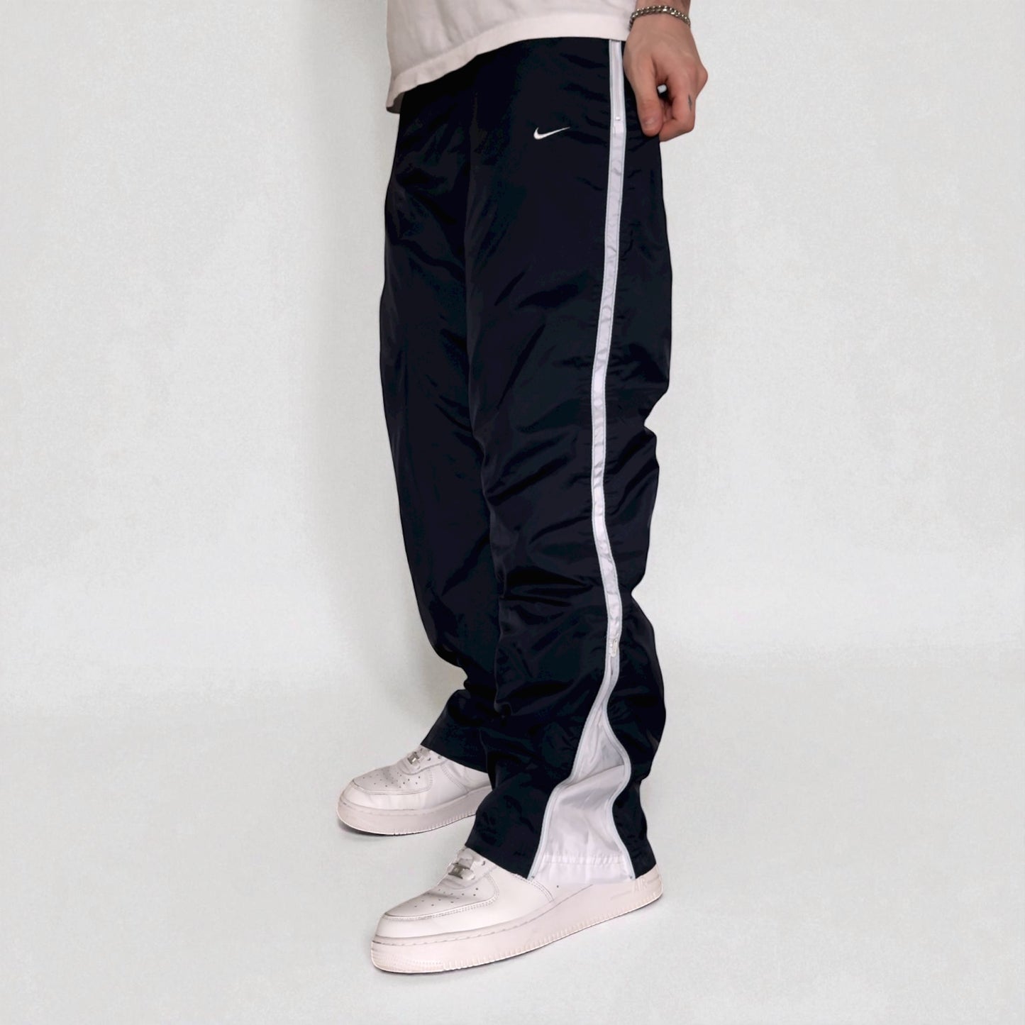 RARE 2000s Nike Trackpants Navy - (S)