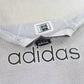 RARE 1990s Adidas Spell Out Sweatshirt Grey - (M)