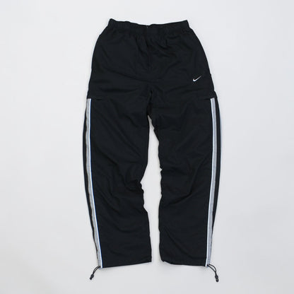 RARE 2000s Nike Baggy Trackpants Black - (L)