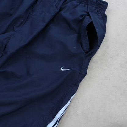 RARE 2000s Nike Track Shorts Navy - (M)