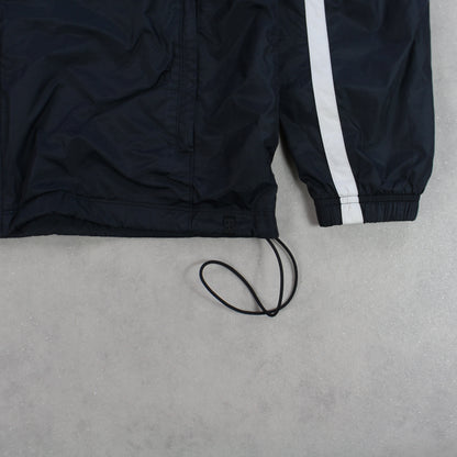 RARE 00s Nike Track Jacket Black - (L)