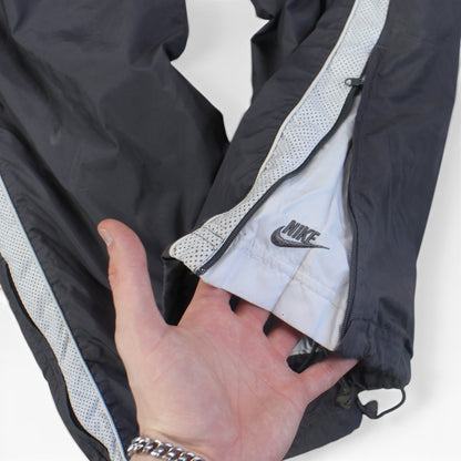 RARE 2000s Baggy Nike Trackpants Grey - (S)