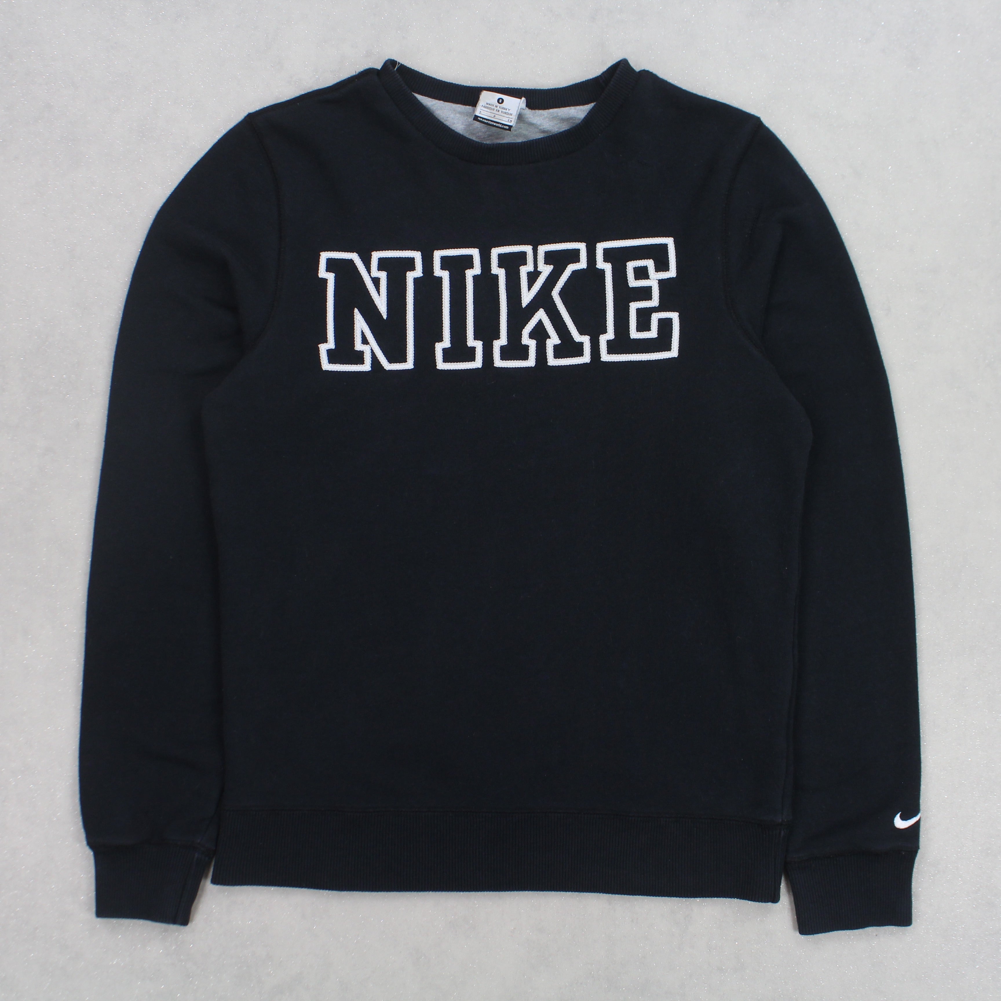 RARE Vintage 00s Nike Spell Out Sweatshirt Black - (XS) – Refined Retro