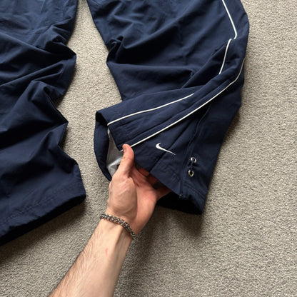 RARE 2000s Baggy Nike Trackpants Navy - (XL)