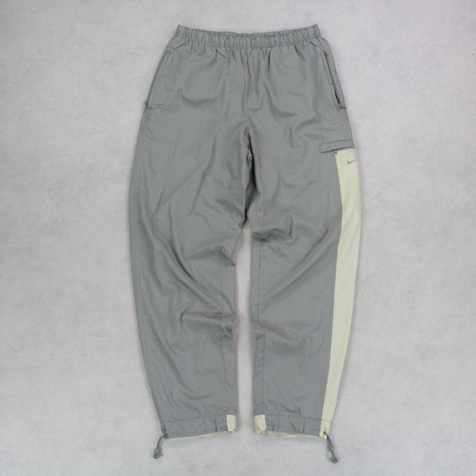 RARE 00s Nike Trackpants Green - (S)