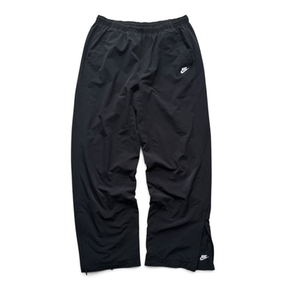 SUPER RARE 2000s Baggy Nike Trackpants Black - (XL)