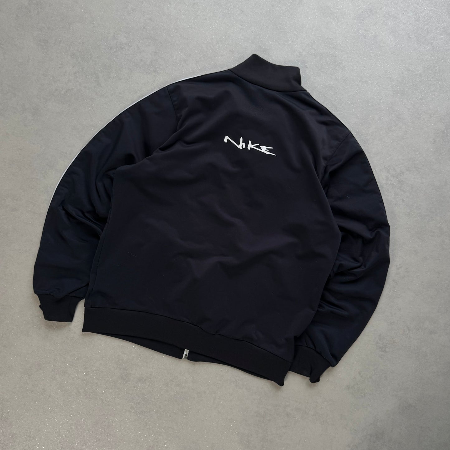 RARE 2000s Nike Track Jacket Black - (S)