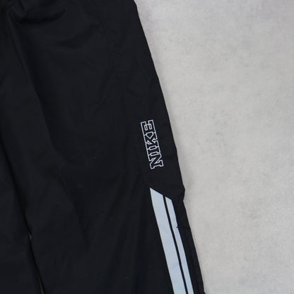 SUPER RARE 00s Nike Trackpants Black - (L)