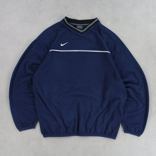 RARE 1990s Nike Fleece Navy - (L)
