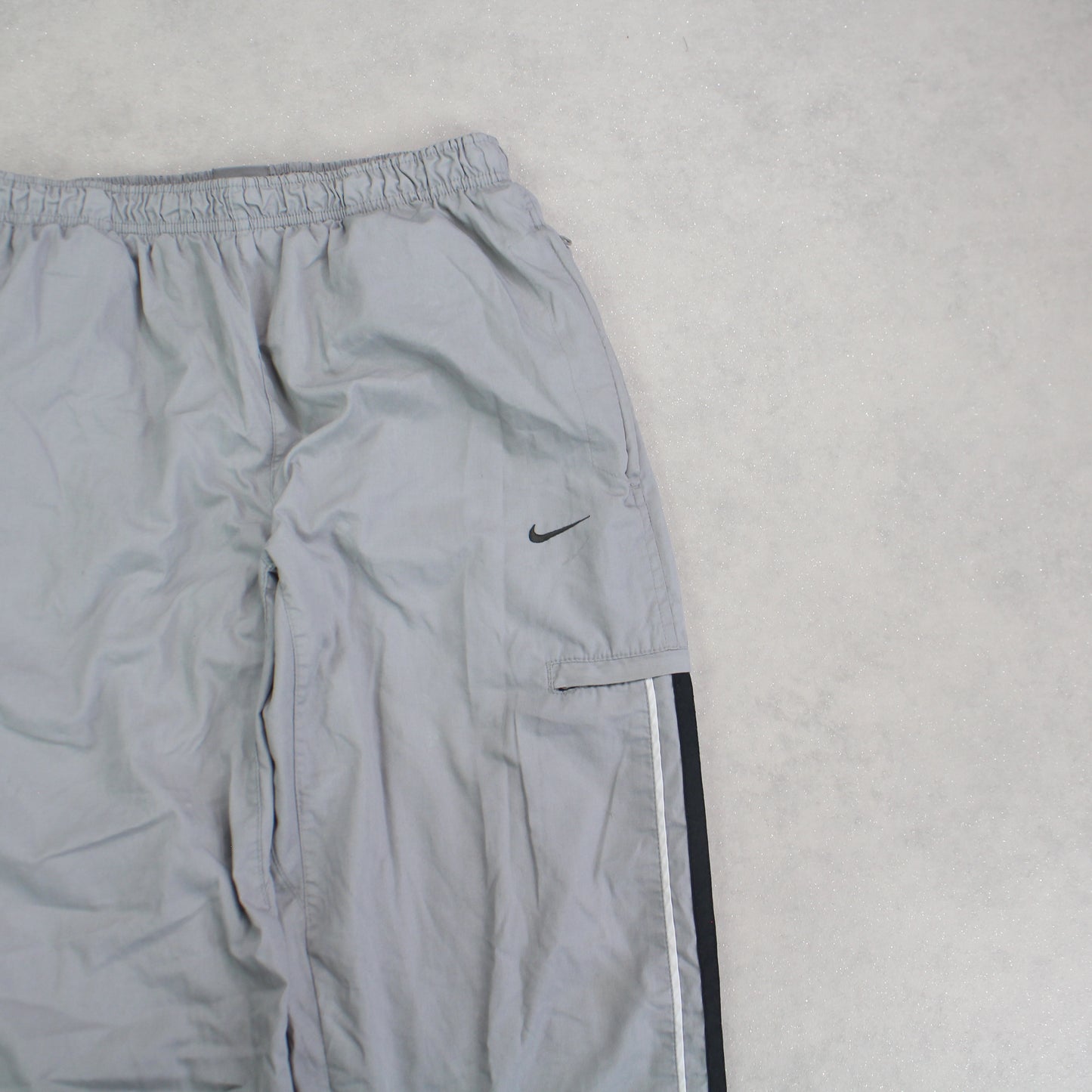 RARE 00s Nike Trackpants Grey - (S)