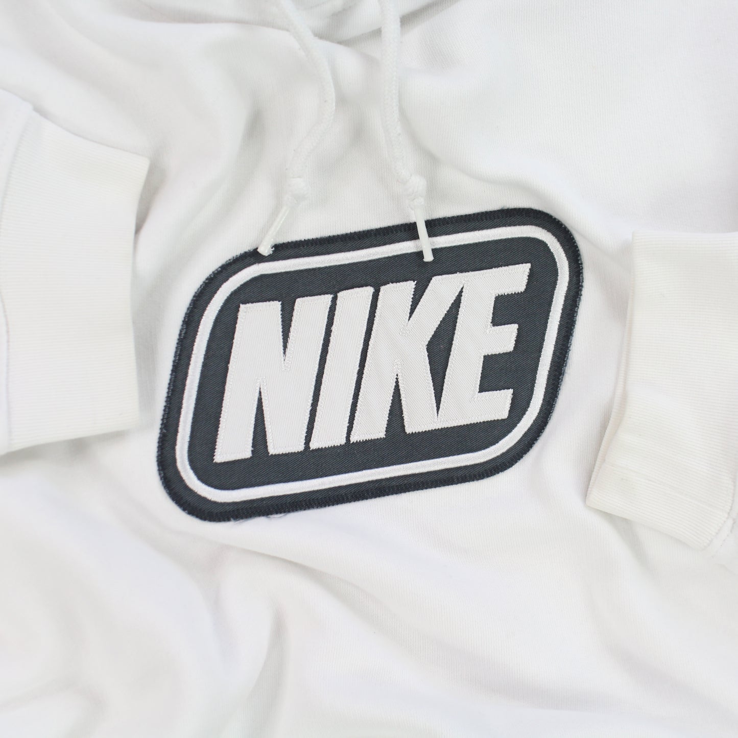 SUPER RARE 00s Nike Hoodie White - (L)