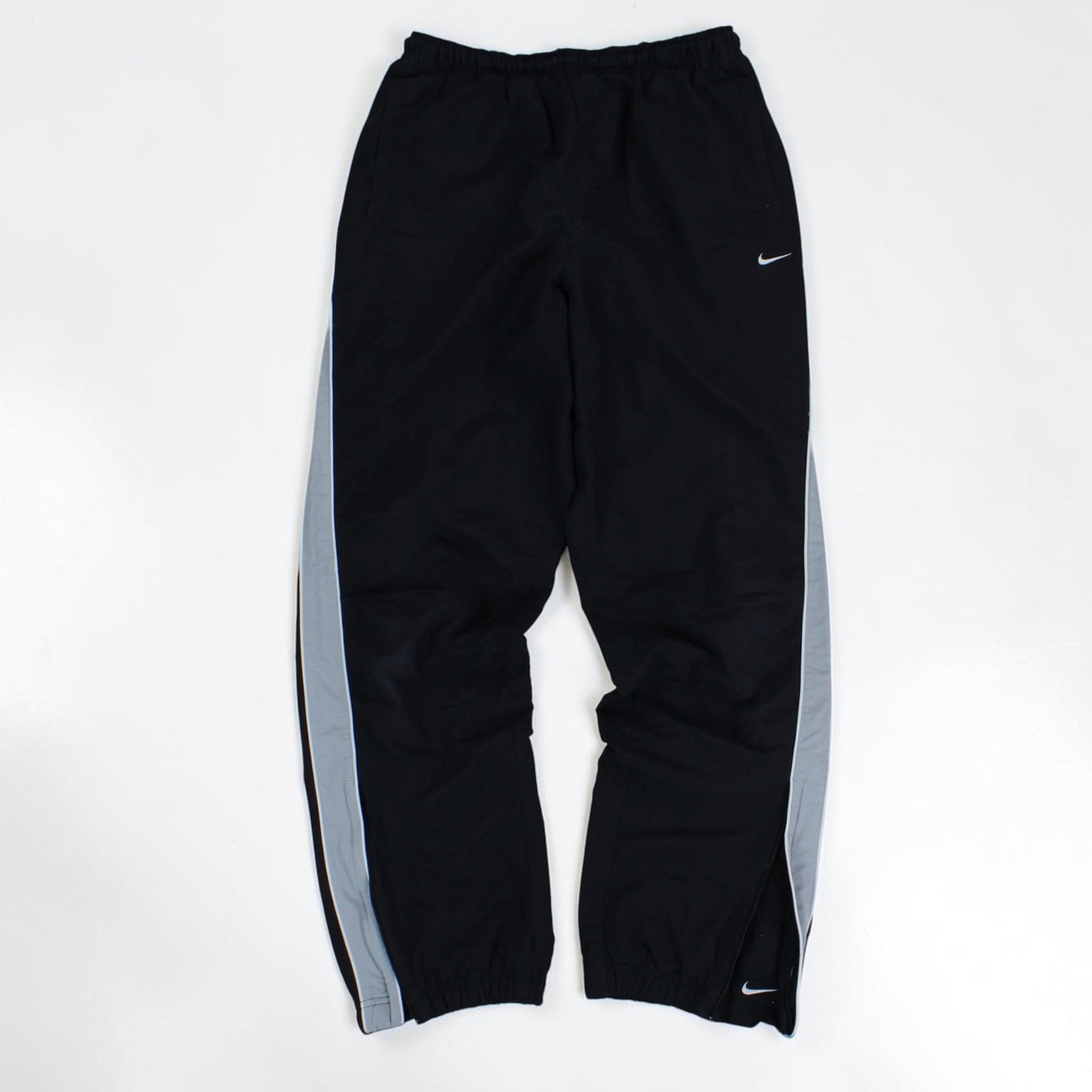 SUPER RARE 2000s Nike Trackpants Black - (M)