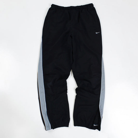 SUPER RARE 2000s Nike Trackpants Black - (M)
