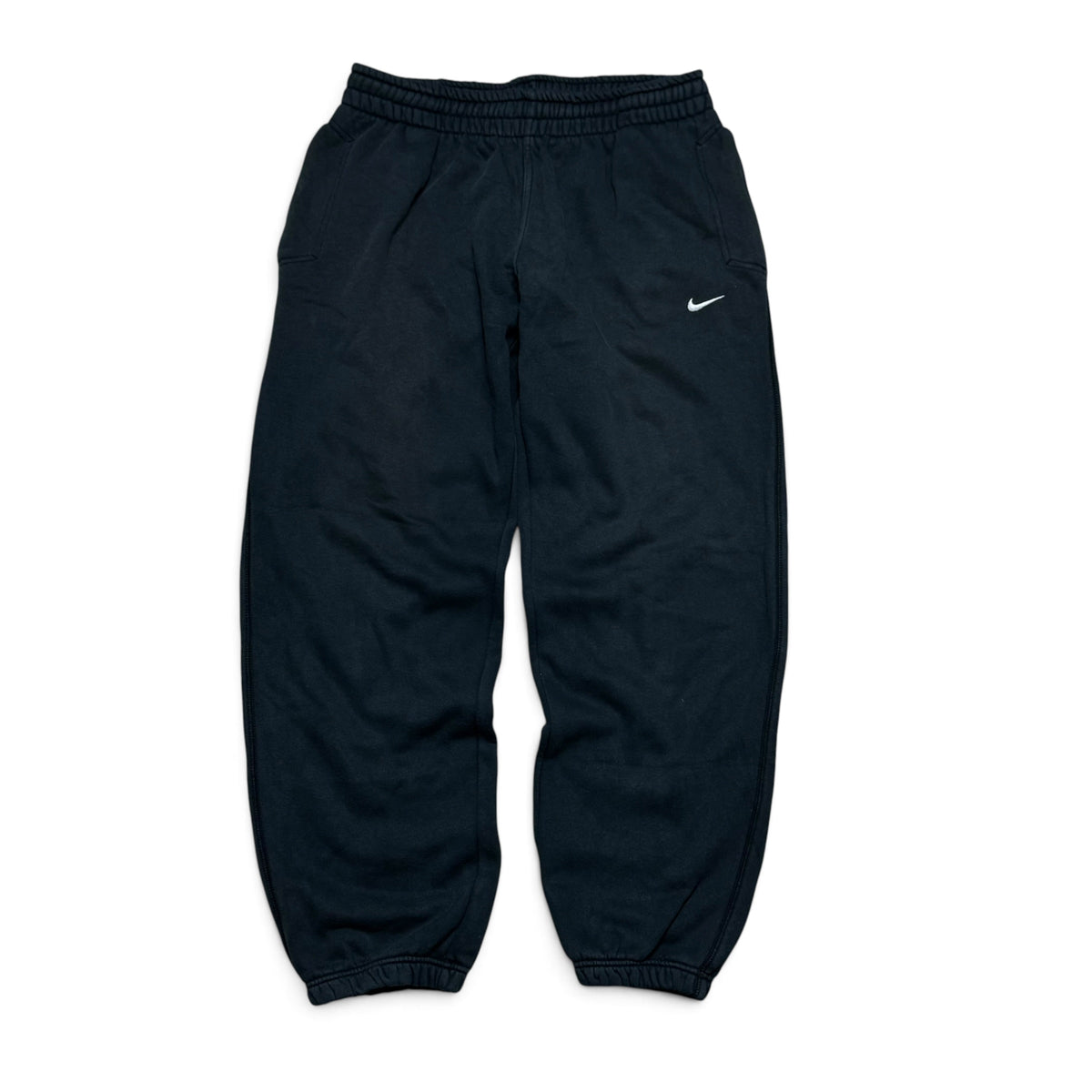 SUPER RARE 2000s Nike Joggers Black - (M)