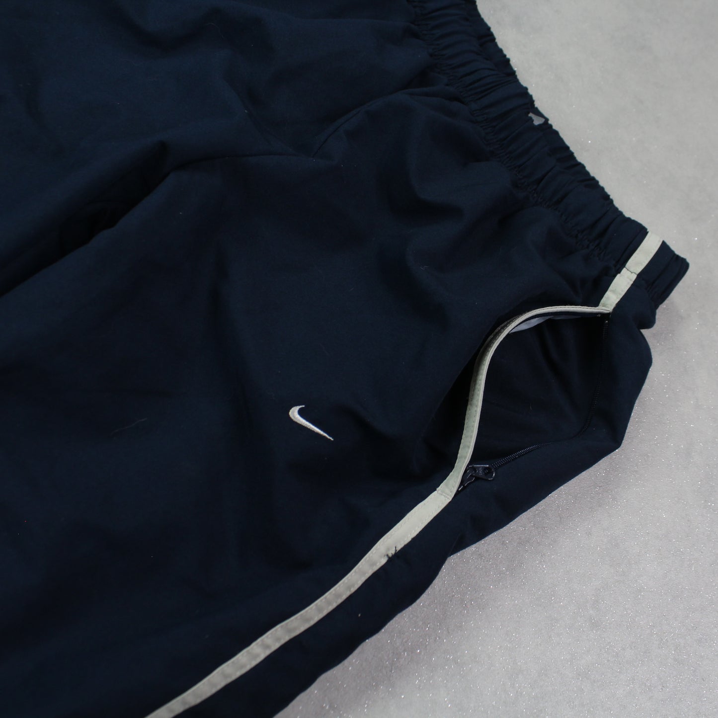 RARE 00s Baggy Nike Trackpants Navy - (S)