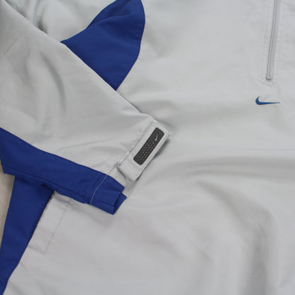 RARE Vintage 00s Nike Pullover Jacket Grey - (L)