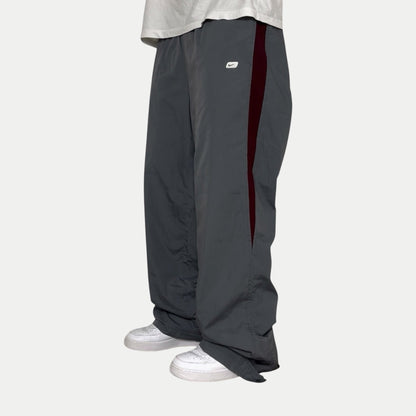 RARE 2000s Nike Trackpants Grey - (L)