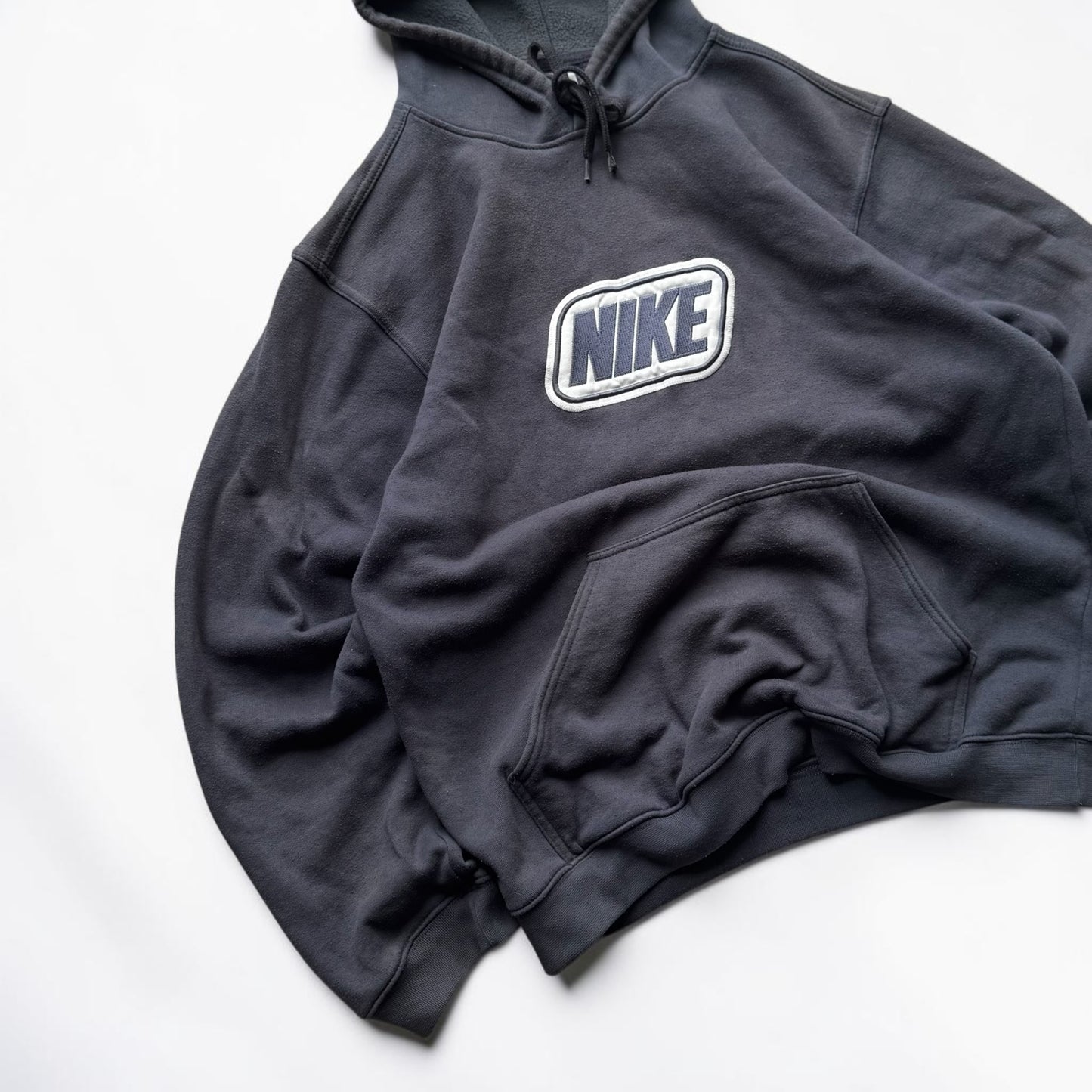 RARE 2000s Nike Hoodie Grey - (L)