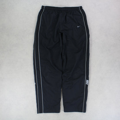 SUPER RARE 00s Nike Trackpants Black - (L)