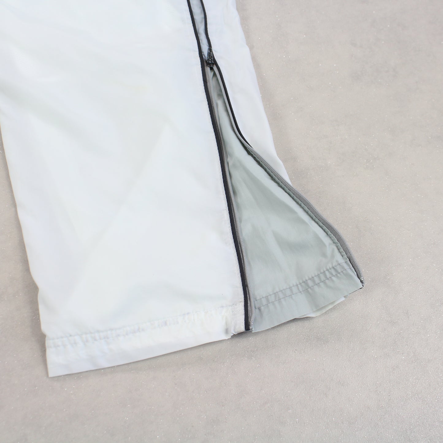 RARE 00s Nike Baggy Trackpants White - (L)