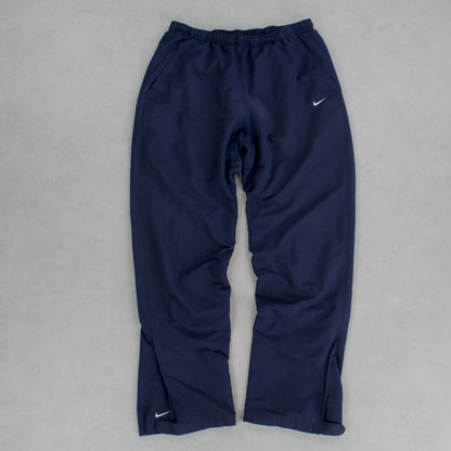 RARE 2000s Nike Trackpants Navy - (L)