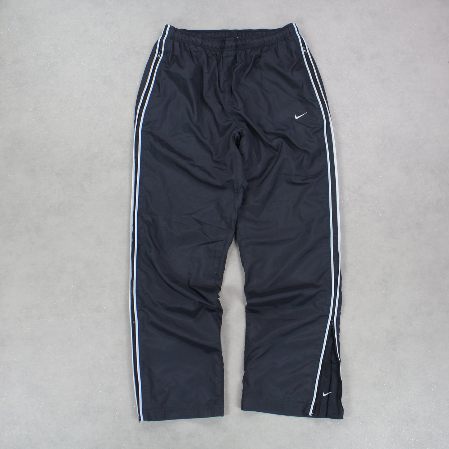 SUPER RARE 00s Nike Trackpants Grey - (M)