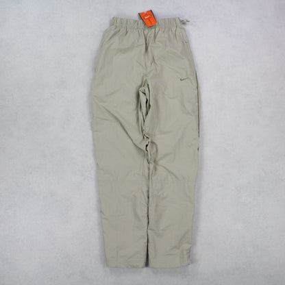 SUPER RARE Vintage 00s Nike Trackpants Beige BNWT - (XS)