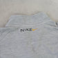 RARE 90s Nike 1/4 Zip Sweatshirt Grey - (S)