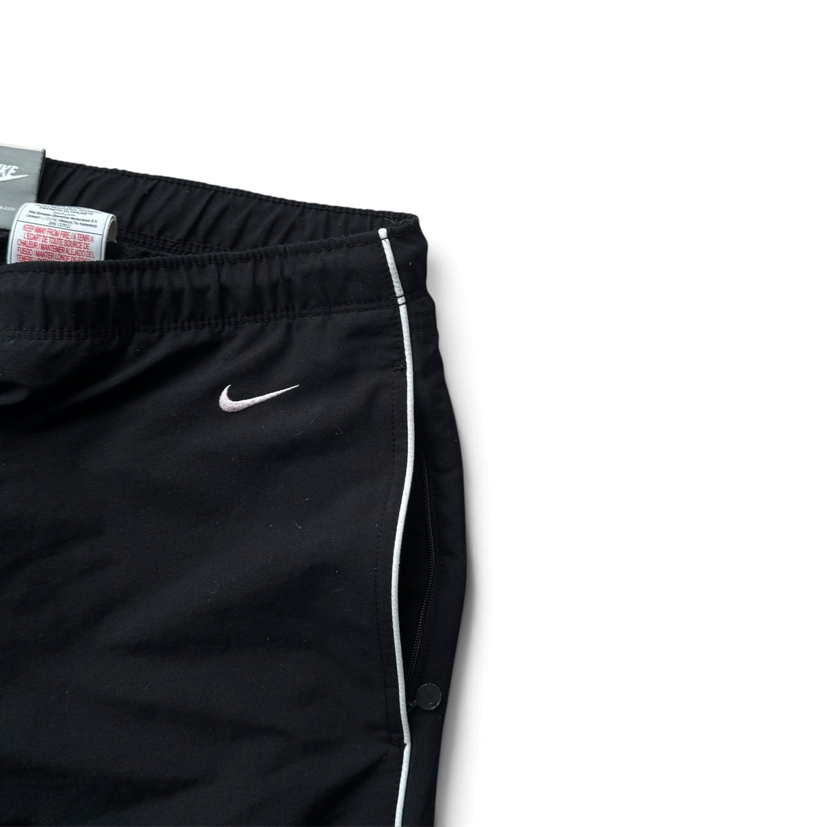 SUPER RARE 2000s Nike Trackpants Black - (M) | PREMIUM