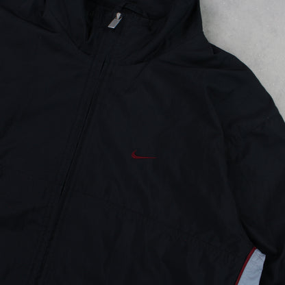 RARE 00s Nike Track Jacket Black - (M)