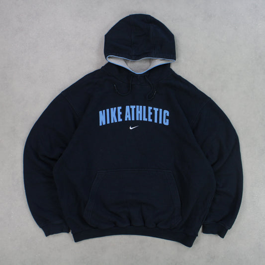 RARE 00s Nike Hoodie Navy - (XL)