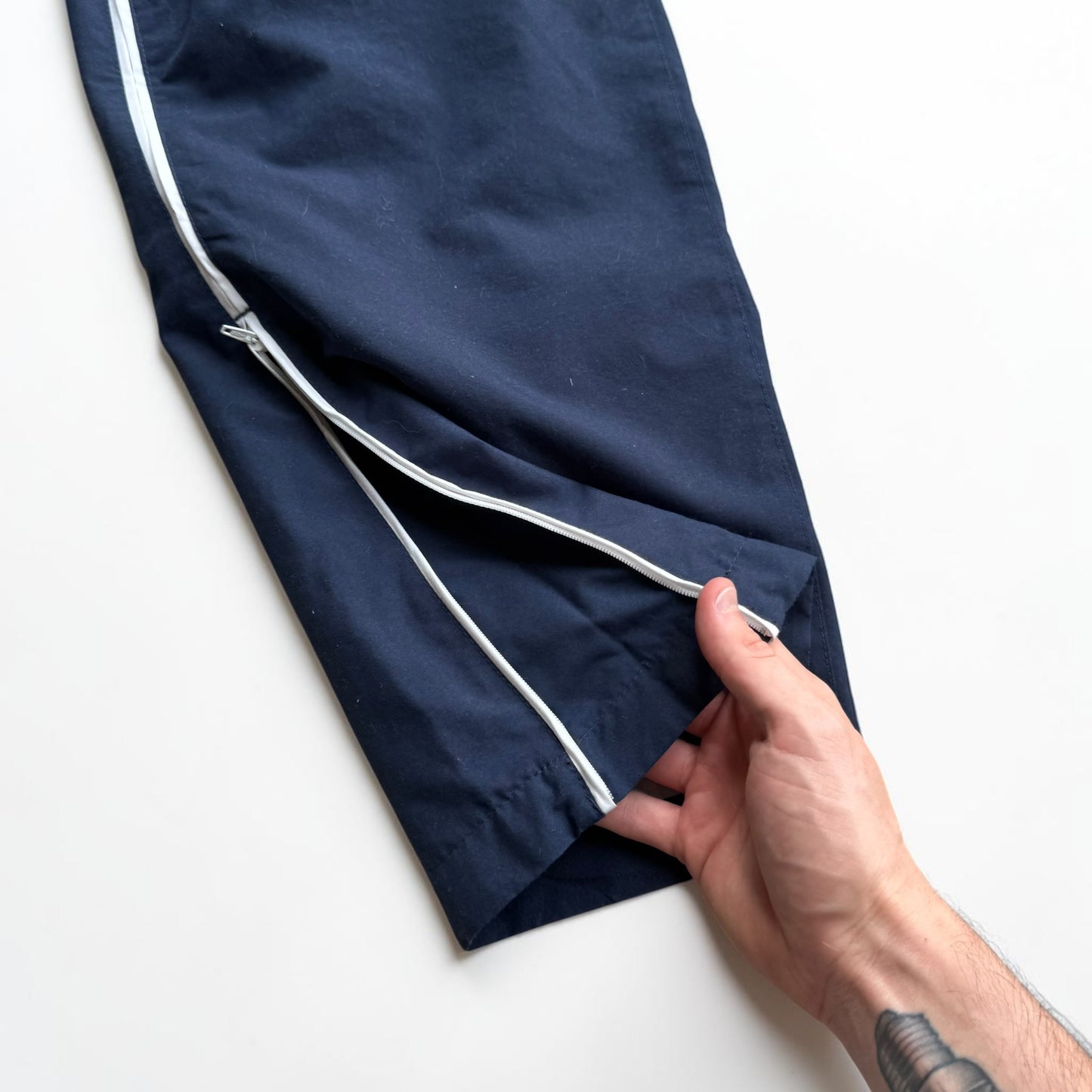 RARE 2000s Nike Trackpants Navy - (L)