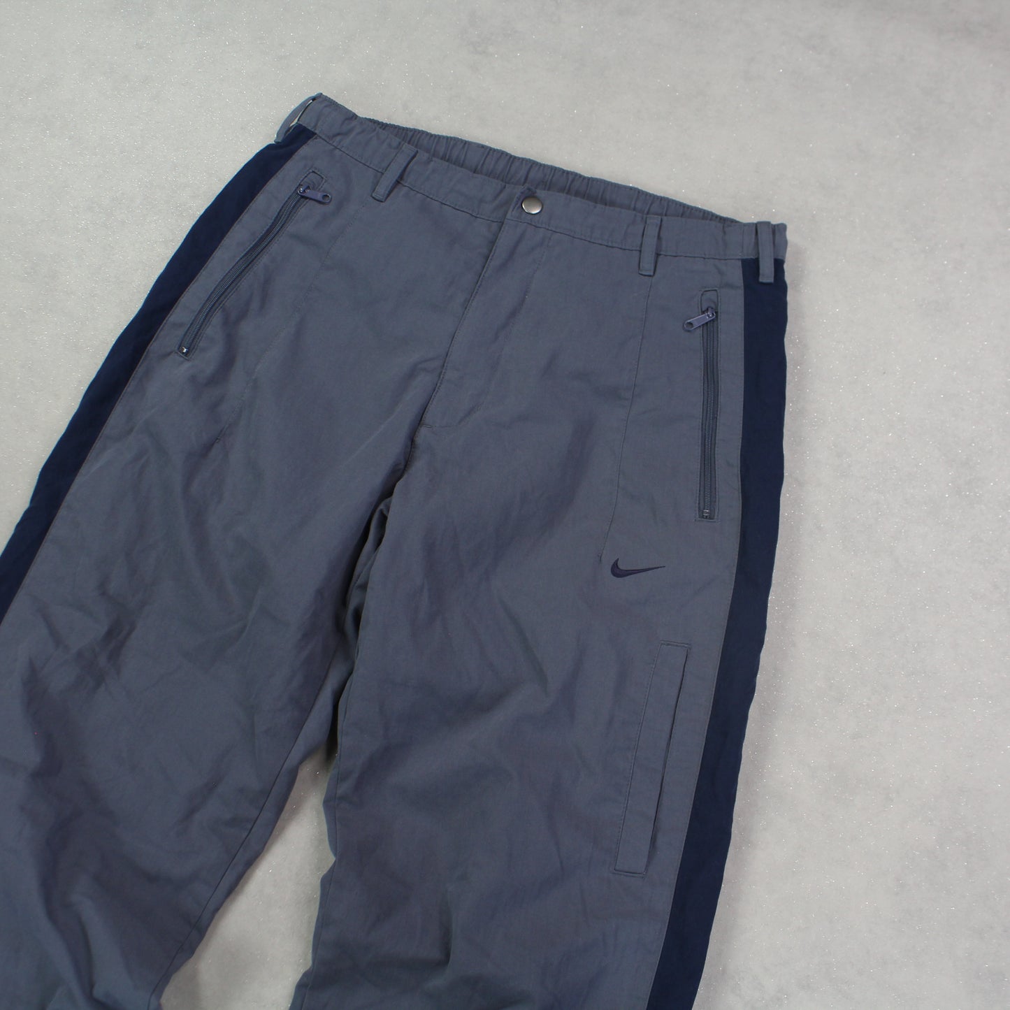 RARE 00s Nike Trackpants Grey - (S)