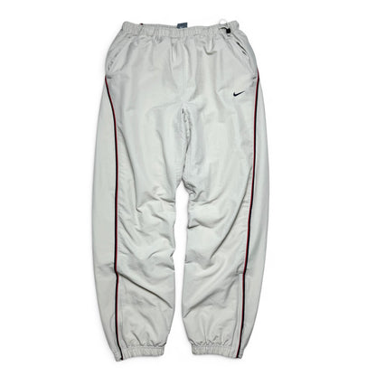 RARE 2000s Nike Trackpants Cream - (M)
