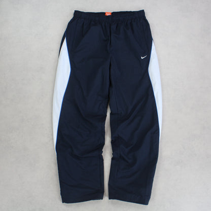 RARE 2000s Baggy Nike Trackpants Navy - (L)