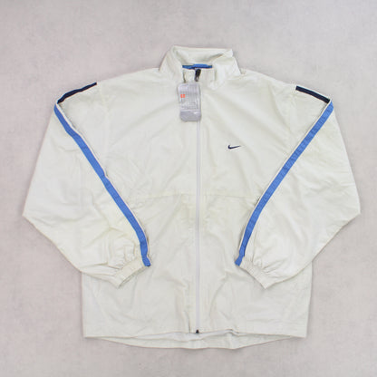 RARE Vintage 00s Nike BNWT Tracksuit Cream - (XL)