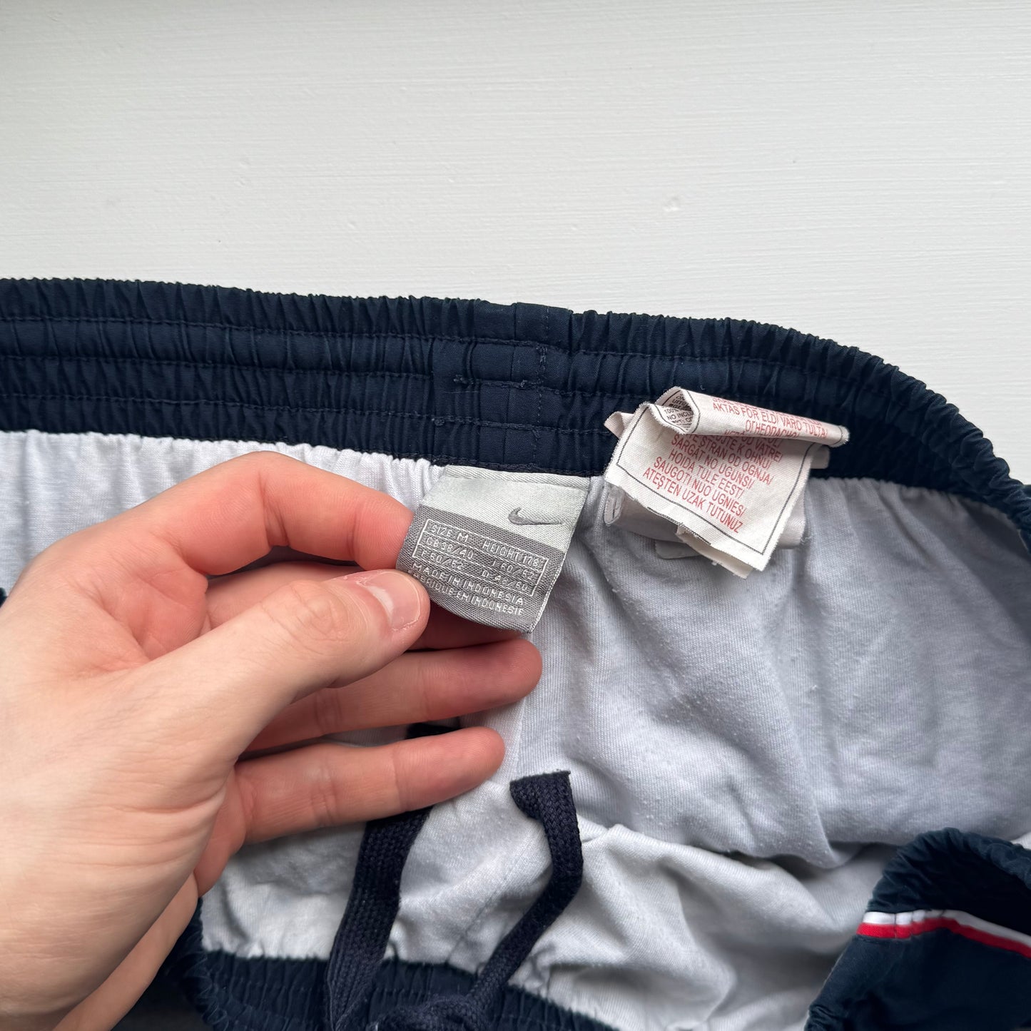 RARE 2000s Nike Trackpants Navy - (M)