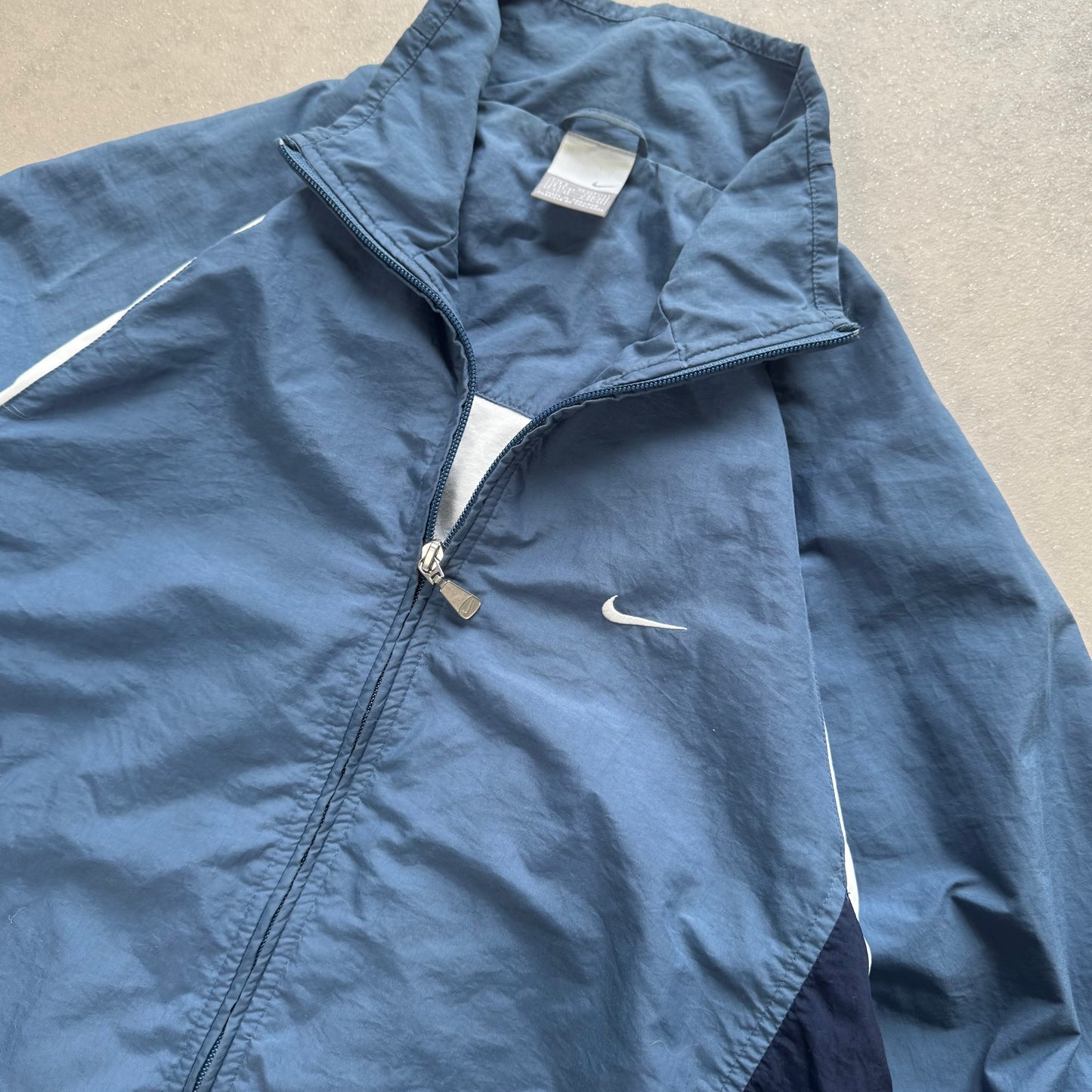 RARE 2000s Nike Track Jacket Blue - (S)