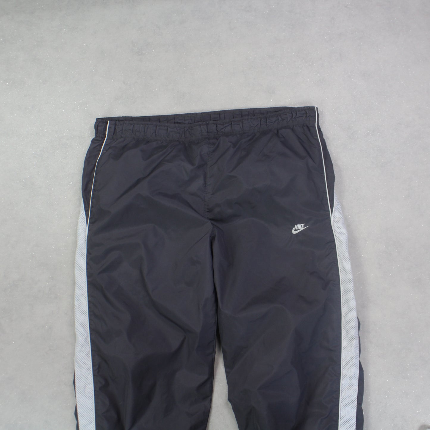 RARE 00s Baggy Nike Trackpants Grey - (L)